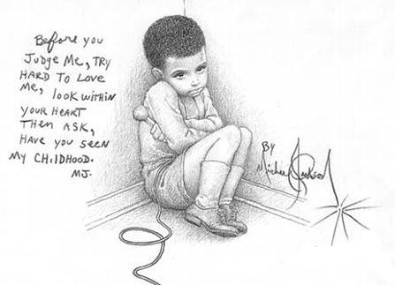 MJ Childhood drawing